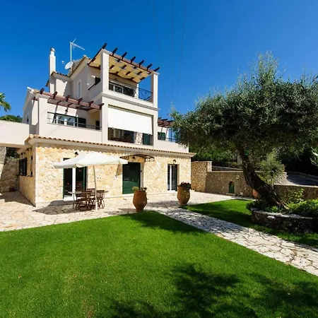 Luxury Corfu Jasmine Private Pool 4 Bdr Dassia Villa
