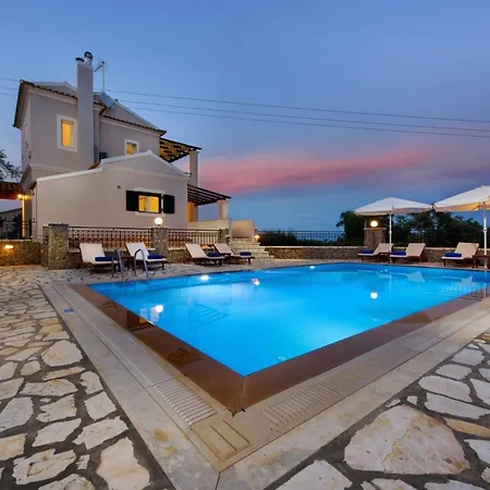 Luxury Corfu Jasmine Private Pool 4 Bdr Dassia Villa *